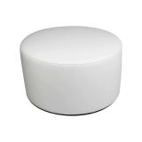 Pouf cilindrico bianco 79x79x42h cm - Anacapri