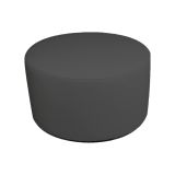 Pouf cilindrico grigio scuro 79x79x42h cm - Anacapri
