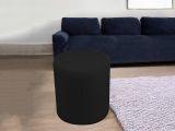 Pouf cilindrico nero 40x40x42h cm - Lisboa
