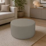 Pouf cilindrico tortora 79x79x42h cm - Anacapri