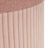 Pouf Contenitore Rosa set da 3 Forma Rotondo 41x41x50h cm, Materiale Struttura in Legno Nobilitato - Ghanzi