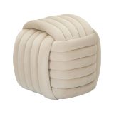 Pouf cubico crema 45x45x45h cm - Bozzente