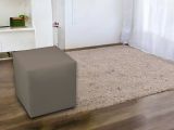 Pouf cubico tortora 40x40x42h cm - Accumoli