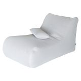 Pouf irregolare bianco 70x120x65h cm - ??hck