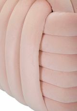 Pouf Karori, Poltrona multiuso, Scendiletto, Pouf poggiapiedi, 45x45 h45 cm, Rosa