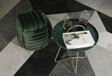 Pouf Karori, Poltrona multiuso, Scendiletto, Pouf poggiapiedi, 45x45 h45 cm, Verde