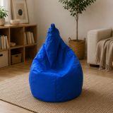 Pouf moderno blu 80x80x120h cm - Angillina