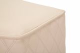 Pouf pentagonale rosa e oro 38x38x38h cm - Suasa