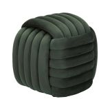 Pouf quadrato verde 45x45x45h cm - Bozzente
