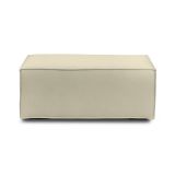 Pouf rettangolare beige 100x70x43h cm - Assisi