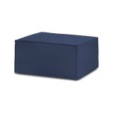 Pouf rettangolare blu 80x70x43h cm - Avolasca