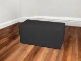 Pouf rettangolare grigio scuro 90x40x42h cm - Bucuresti