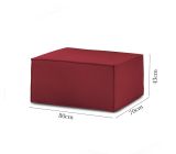 Pouf rettangolare rosso 80x70x43h cm - Avolasca