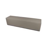 Pouf rettangolare tortora 180x40x42h cm - Apecchio