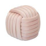 Pouf rotondo rosa 45x45x45h cm - Bozzente