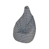 Pouf sacco a scacchi 80x80x120h cm - Maristella