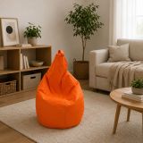 Pouf sacco arancione 80x80x120h cm - Angillina