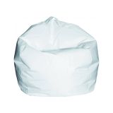 Pouf sacco bianco 65x65x50h cm - Ascia