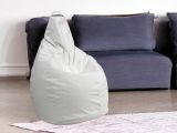 Pouf sacco bianco 90x90x120h cm - Agordo