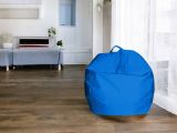 Pouf sacco blu 65x65x50h cm - Ascia