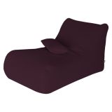 Pouf sacco bordeaux 70x120x65h cm - ??hck