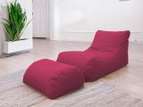 Pouf sacco fucsia 120x80x60h cm - Alton