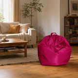 Pouf sacco fucsia 65x65x50h cm - Ascia
