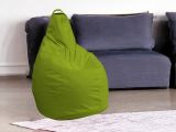 Pouf sacco giallo 90x90x120h cm - Aunter