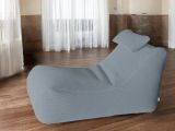 Pouf sacco grigio chiaro 70x120x65h cm - ??hck