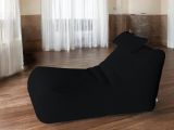 Pouf sacco nero 70x120x65h cm - ??hck