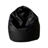 Pouf sacco nero ecopelle 70x70x110h cm - Alez