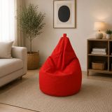 Pouf sacco rosso 80x80x120h cm - Angillina