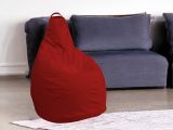 Pouf sacco rosso 90x90x120h cm - Aunter