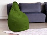 Pouf sacco verde 90x90x120h cm - Aunter
