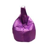 Pouf sacco viola 80x80x120h cm - Angillina