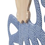 Quadro blu Marrone Rovere Materiale Struttura in Metallo Materiale Struttura in Legno Nobilitato 41x57h cm, Sfumatura Colore Struttura Rovere - Gildo