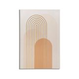 Quadro Bolotana, Dipinto da parete, Pannello ornamentale, Accessorio decorativo, 80x3 h120 cm, Multicolore