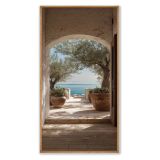 Quadro Multicolore Materiale Struttura in Legno Nobilitato 120x50h cm, - Minilika