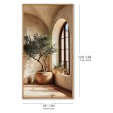 Quadro Multicolore Materiale Struttura in Legno Nobilitato 120x50h cm, - Mipaga