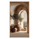 Quadro Multicolore Materiale Struttura in Legno Nobilitato 120x50h cm, - Mirahaba