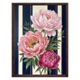Quadro Multicolore Materiale Struttura in Legno Nobilitato 33x48h cm, - Megarina