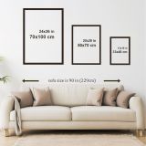 Quadro Multicolore Materiale Struttura in Legno Nobilitato 33x48h cm, - Mehapari