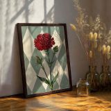 Quadro Multicolore Materiale Struttura in Legno Nobilitato 33x48h cm, - Mehara