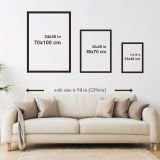 Quadro Multicolore Materiale Struttura in Legno Nobilitato 33x48h cm, - Melada