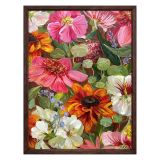 Quadro Multicolore Materiale Struttura in Legno Nobilitato 33x48h cm, - Melarelo