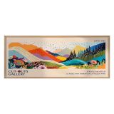 Quadro Multicolore Materiale Struttura in Legno Nobilitato 50x120h cm, - Misola