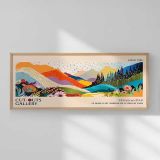 Quadro Multicolore Materiale Struttura in Legno Nobilitato 50x120h cm, - Misola