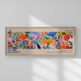 Quadro Multicolore Materiale Struttura in Legno Nobilitato 50x120h cm, - Misolisa