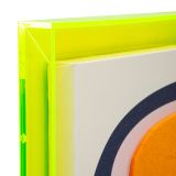 Quadro Multicolore Materiale Struttura in Plastica Materiale Struttura in Legno 50x70h cm, Materiale in Plastica - Bamivani