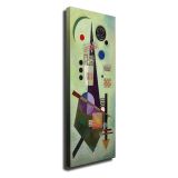 Quadro Multicolore Materiale Struttura in Tessuto Materiale in Legno Nobilitato 30x80h cm, Materiale Struttura in Legno Nobilitato - Neda